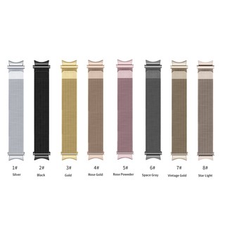 Dành Cho Samsung Galaxy Watch 6 40mm 44mm 43 47mm Dây Đeo Thép Không Gỉ Cho Galaxy Watch7 Watch5 Watch4 Cổ Điển FE Vòng Từ Tính Ban Nhạc