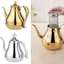 Ấm đun nước BORAGETE, Hộp đựng nước Nồi miệng dài 1,8L / 1,2L, Ấm trà có bộ lọc máy pha trà ô Long màu xanh lá cây bằng thép không gỉ Bình trà Ấm đun nước trà Dụng cụ cà phê