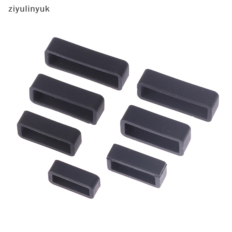 Vòng Cao Su Màu Đen 7 Kích Cỡ Cho Đồng Hồ Đeo Tay ziyulinyuk 14-26mm