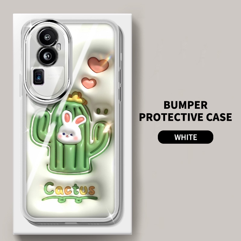 Ốp Điện Thoại YBD Cho OPPO Reno 12 Pro Reno 11 Pro 5G Reno 11F Realme C65 4G Ống Kính Phim TPU Mềm Carmera Bảo Vệ Với Họa Tiết Hoạt Hình Dễ Thương