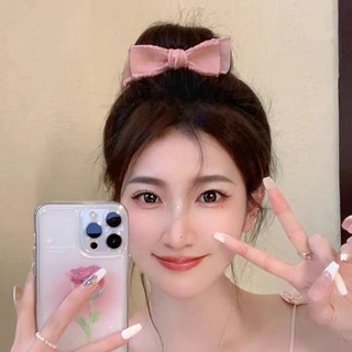 Kẹp Tóc Mái Vòm Thắt Nơ Ba Chiều organza - Phụ Kiện Tóc Mái Ba Chiều Phong Cách ins Cho Nữ / Trẻ Em