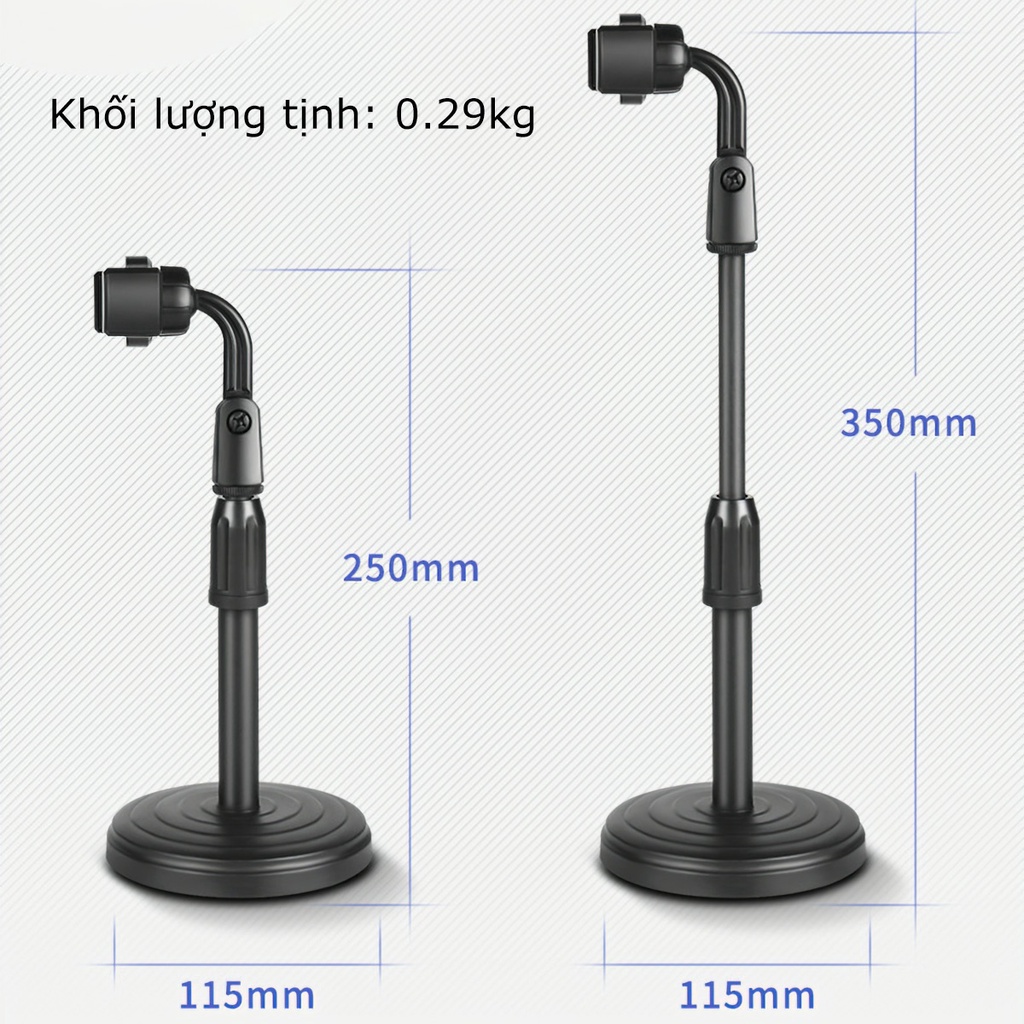 Giá Đỡ Điện Thoại livestream xem video Ổn Định Xoay 360 Độ dùng để Quay Phim Ghi Hình Đa