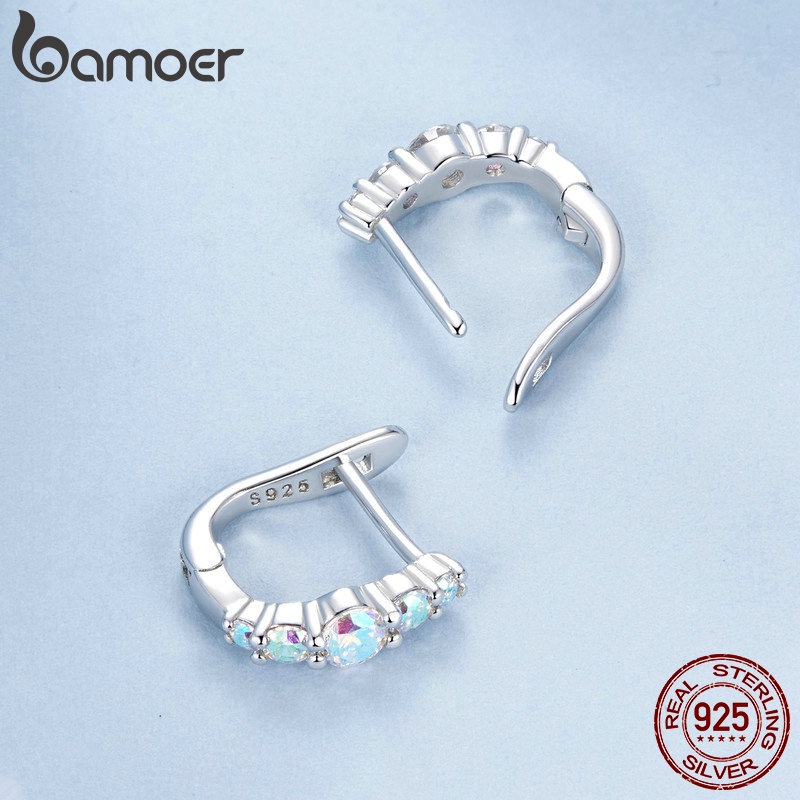 Móc Khóa Hình Cầu Vồng bamoer 925 S 925 Cho Nữ