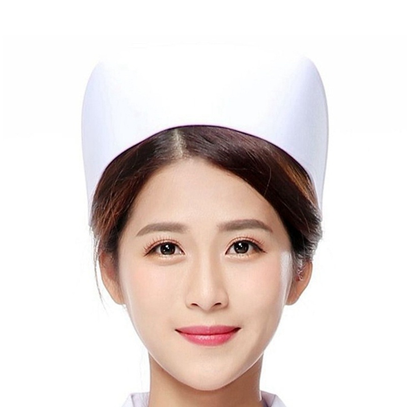 Mũ y tá Mũ lưỡi trai nữ cho buổi lễ điều dưỡng, Lễ ăn mừng (Trắng)