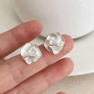 Khuyên Tai Hoa Kem Phong Cách niche Độc Đáo Cao Cấp Sang Trọng