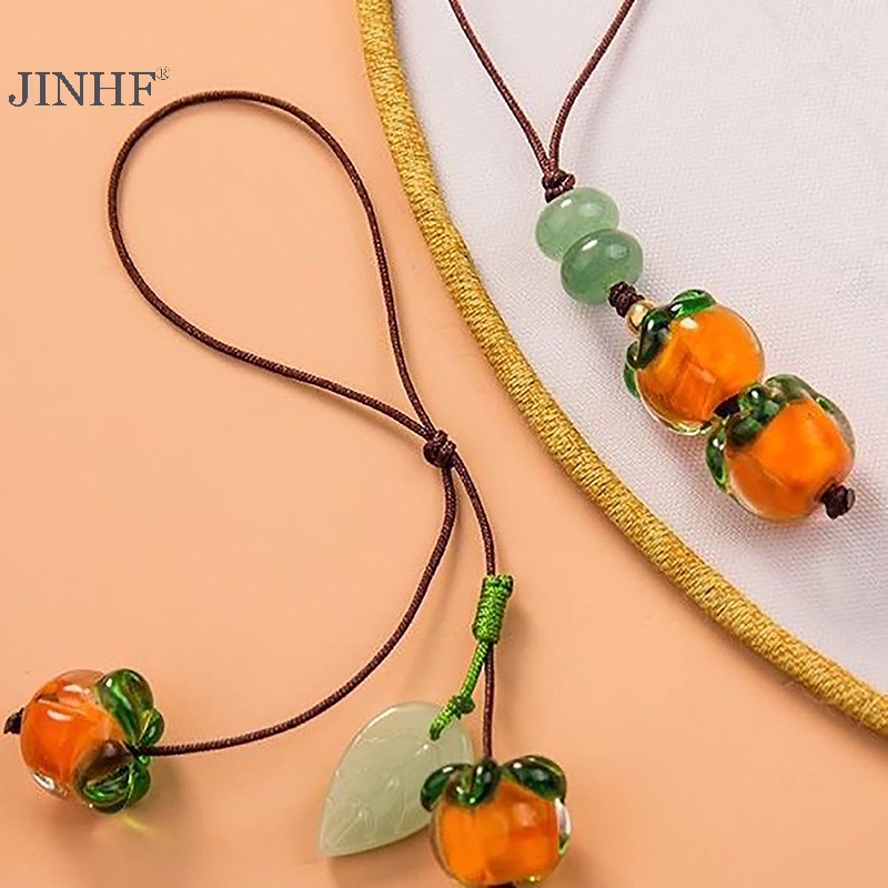 Jinhf Phụ Kiện Dây Đeo Điện Thoại / Chìa Khóa Phong Cách Trung Hoa Cổ Điển Dễ Thương