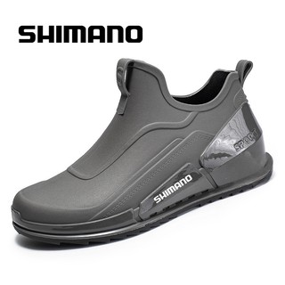 Shimano 2023 Mùa Đông Nam Ngoài Trời Chống Trơn Trượt Đi Bộ Đường Dài Shaxi Câu Cá Giày Đi Mưa Giày Công Sở Bền Chống Thấm Nước Giày Câu Cá