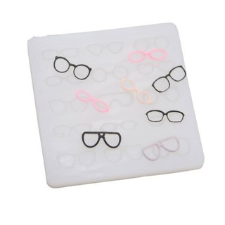 Khung kính mắt DIY silicon cho búp bê - Khuôn gốm đất sét trang trí mặt