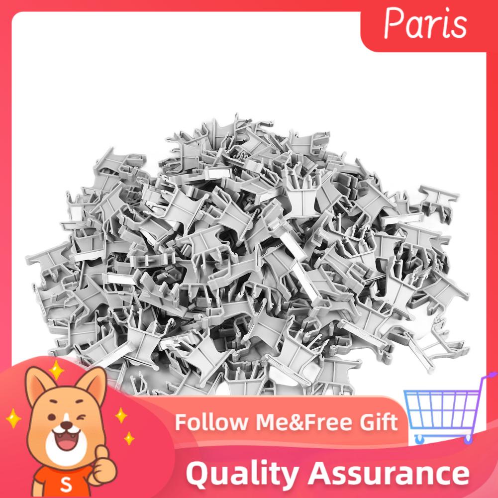 Superparis 100pcs Terminal Marker Carrier 35mm DIN Rail Installation ...