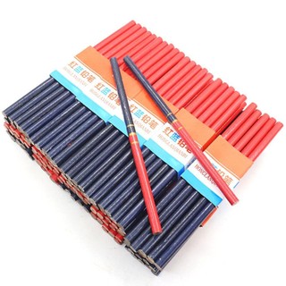 Risedot 10 cái / bộ bút chì chế biến gỗ, thợ mộc có cân, đánh dấu DIY xanh đỏ, quà tặng