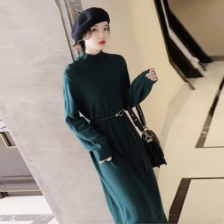Đầm Dệt Kim Dáng Ôm Dài Qua Gối Thời Trang Thu Đông Cao Cấp Cho Nữ
