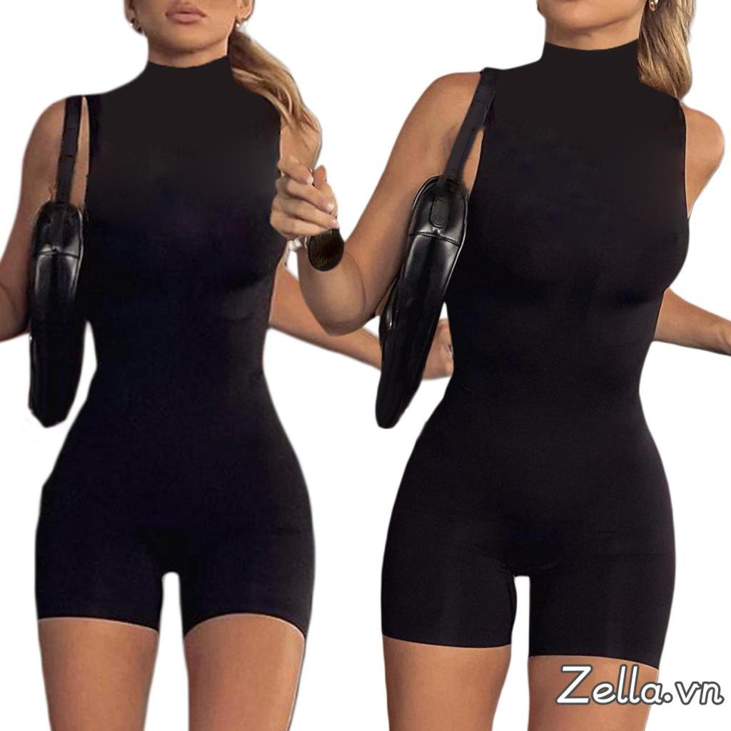 Jumpsuit Sát Nách Màu Sắc Thanh Lịch Cho Nữ