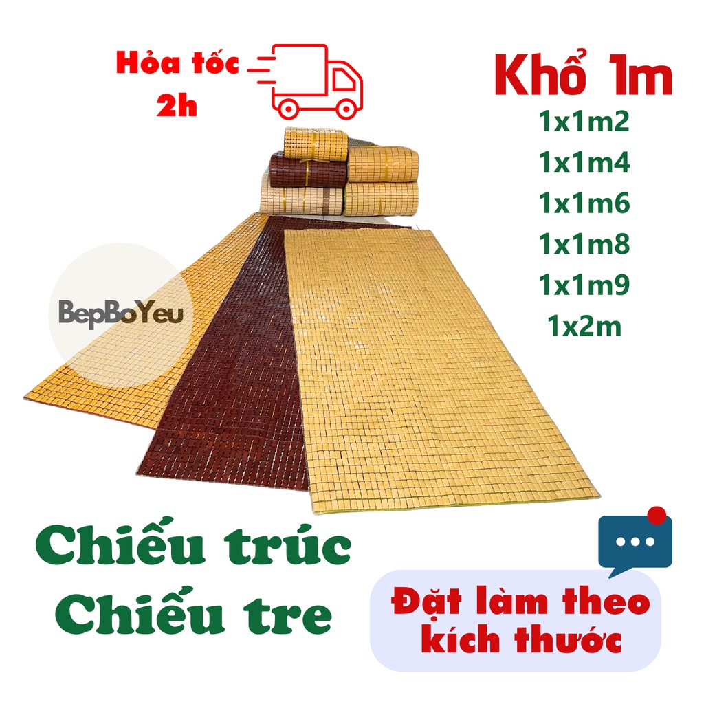 Chiếu trúc 1m, Chiếu tre 1m, chiếu tre hạt nằm mát, điều hòa dành cho ...