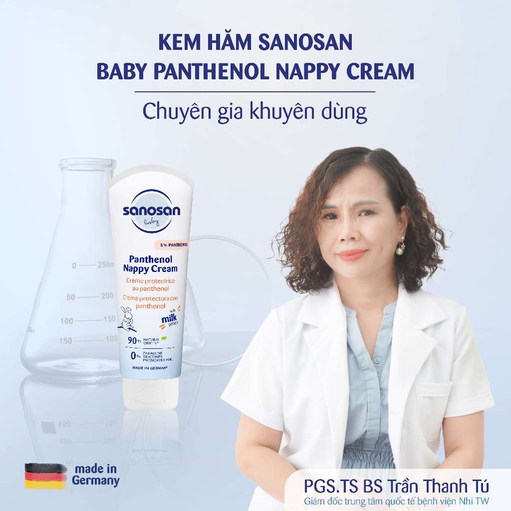 Ảnh Kem hăm Sanosan Baby Panthenol Nappy Cream 100ml 4