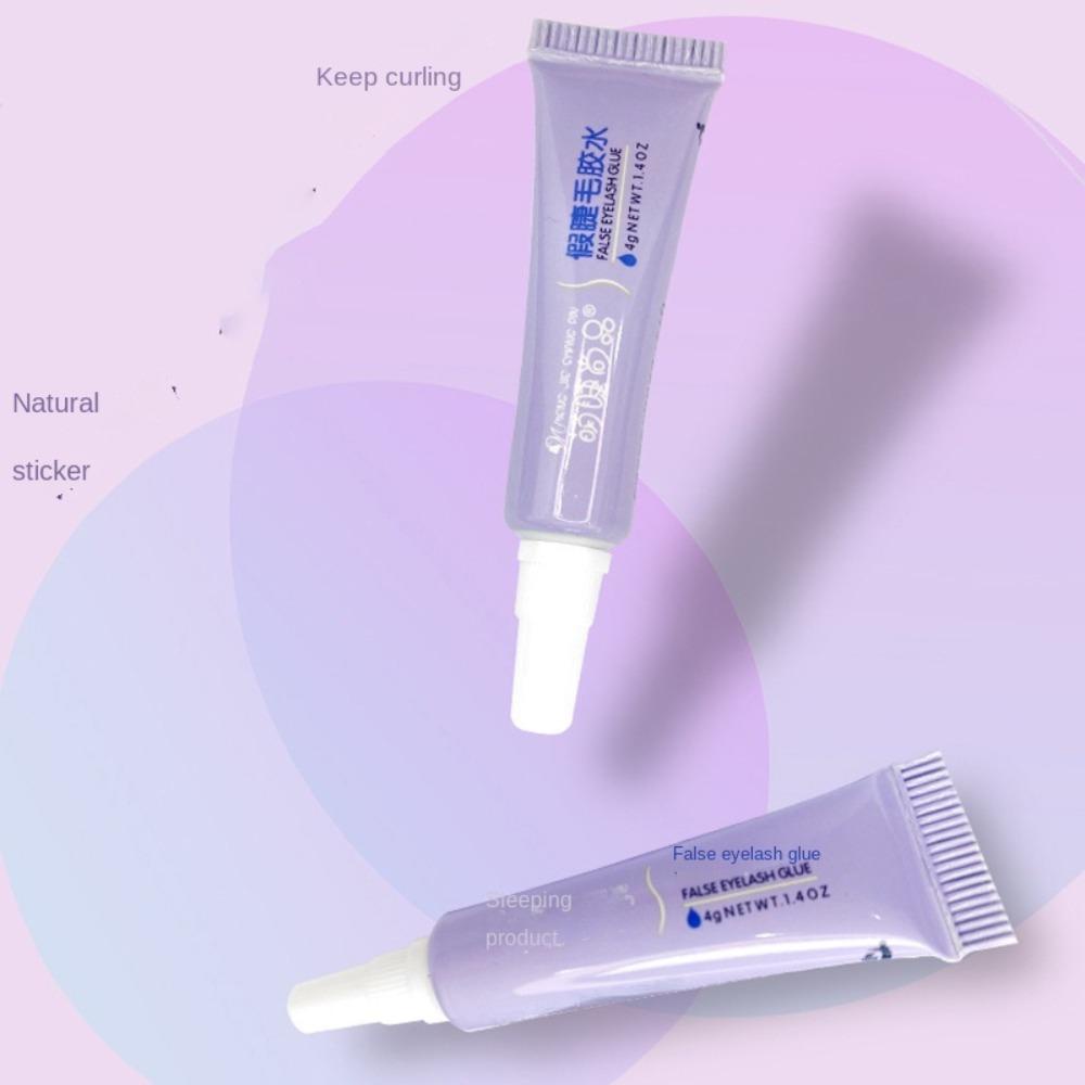 Keo dán lông mi giả EBINLANDS, Keo dán mi nhẹ nhàng 4ml, không kích thích mạnh mẽ Công cụ trang điểm mở rộng lông mi khô nhanh lâu trôi