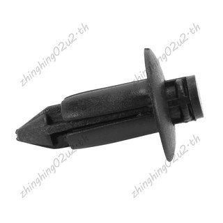 50x Nhựa Đinh Tán Xe Đạp Fairing Viền Bảng Điều Khiển Kẹp 6 Mm Cho Xe Honda Yamaha Đen