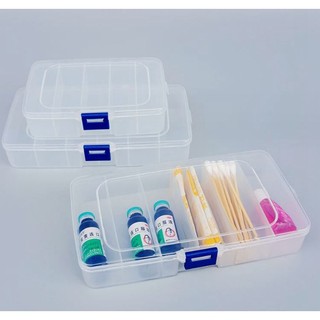 -( Siêu hot Hộp Nhựa Chia Nhiều Ngăn Đựng Dụng Cụ Nối Mi Nail, Đựng Trang Sức, Phụ Kiện Rất Tiện Lợi