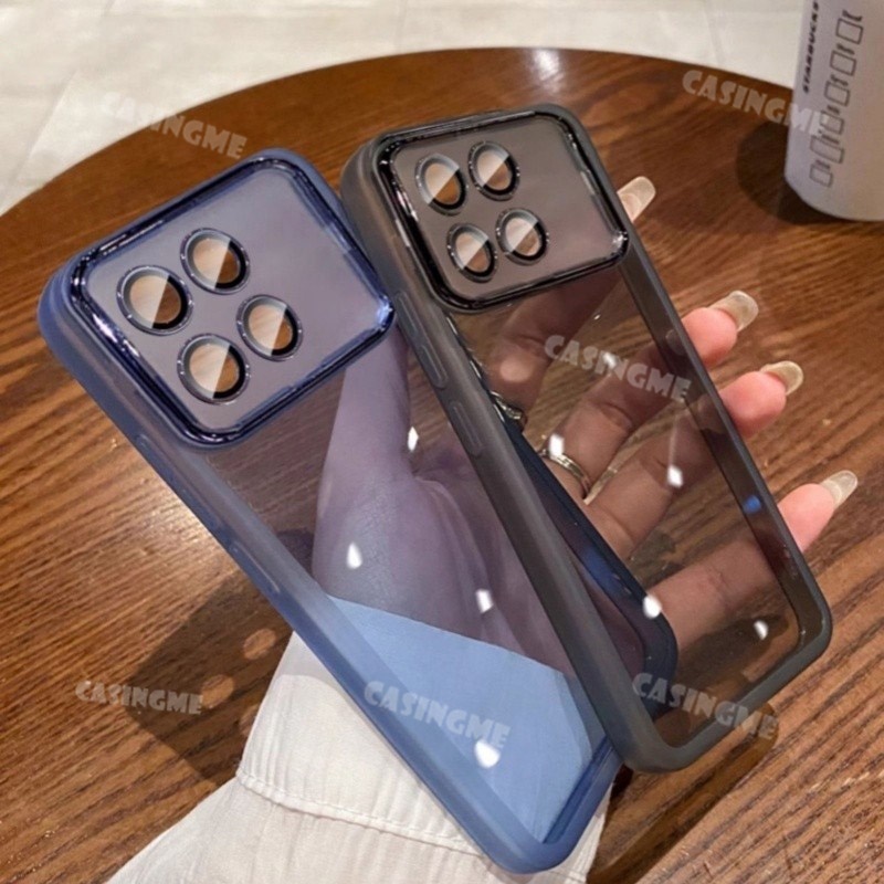 Ốp Điện Thoại Silicon Mềm Trong Suốt Mạ Điện Cho Poco X6 Pro 5G 2024 Poco X6Pro PocoX6Pro 5G Redmi K70 X6 Pro K70E