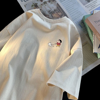 HIIXIIVI Áo Thun Unisex Cotton Tay Ngắn Cổ Tròn Nam Nữ, In Độc Đáo, Phong Cách Baggy, Phù Hợp Cặp Đôi