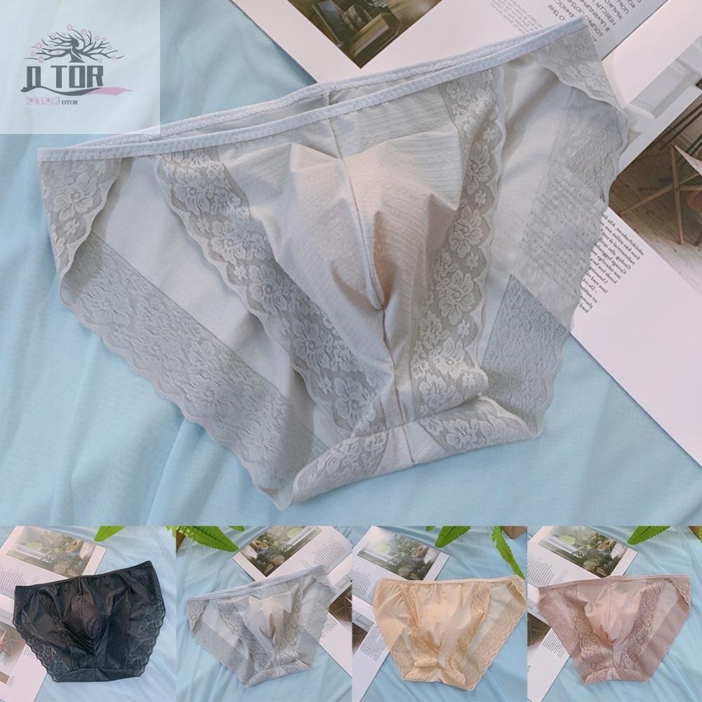 Quần lót nam lưới Sheer Túi quần lót Bikini Nylon gợi cảm và thoải mái