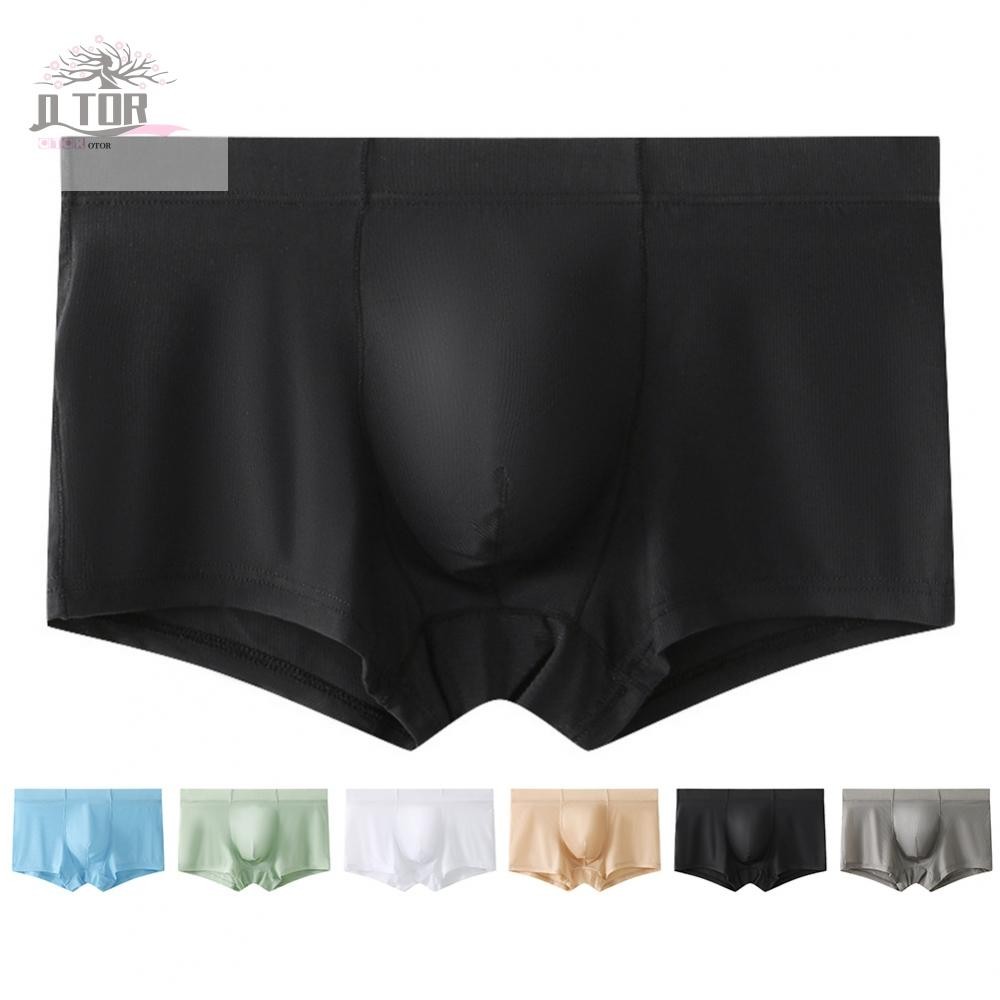 Quần Lót Ice Silk Quần Lót Eo Thấp Thường Gợi Cảm Trượt Cơ Bản Boxer Brief