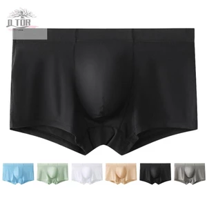 Quần Lót Ice Silk Quần Lót Eo Thấp Thường Gợi Cảm Trượt Cơ Bản Boxer Brief