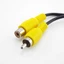 15cm Dây Cáp Âm Thanh rca 2pin av Nối Dài Đầu Đực / Đầu Cái diy vnk3