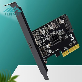 Card Mở Rộng pcie usb 3.2 20gbps 3.2 usb 3.2 gen 2 type c Sang pci-E x4 / x8 / x16 Cho windows [jennie1.vn]