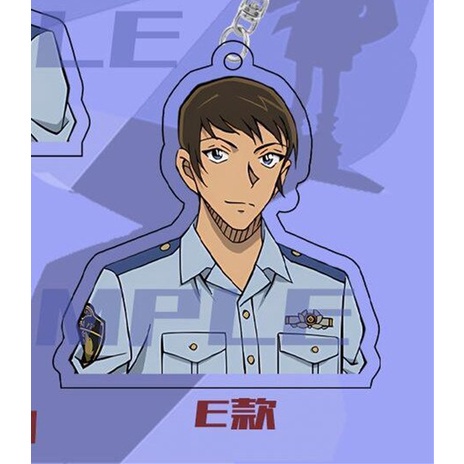 Móc khóa Thám Tử lừng danh conan Detective Conan Wild Police Story Anime Keychain Matsuda Jinpei Furuya Rei Acrylic