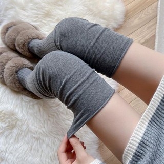 Quần legging cao đến đầu gối Rattanco, chất liệu cotton, giữ ấm và thời trang cho nữ