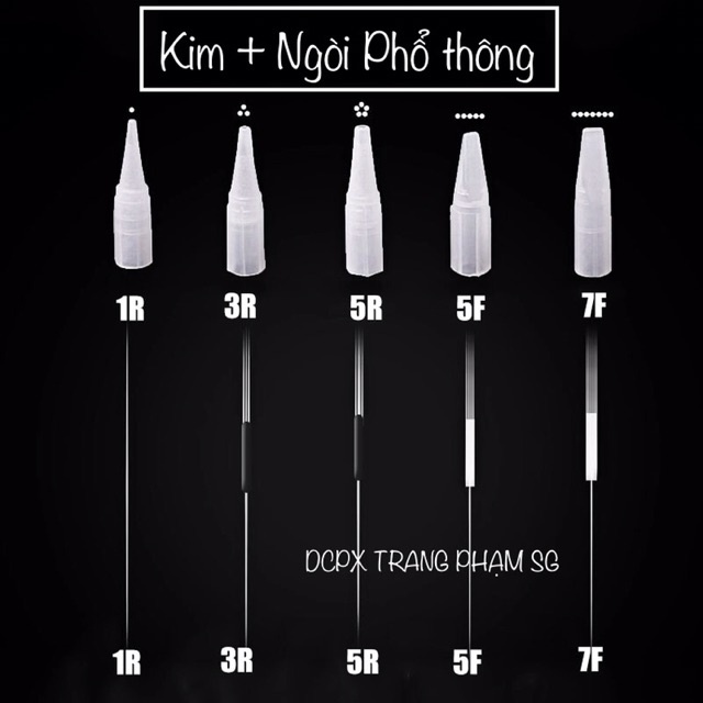 Kim 3 Tròn Phổ Thông Cho Máy Rồng, IDM, Gù, Giansun | Máy Xăm Thẩm Mỹ