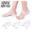 Đệm Gót GỖ, Đế Lót 2-6cm Chiều Cao Đàn Hồi Tăng Đế, Plantar Fasciitis Vô Hình Unisex Gel Gót Miếng Lót