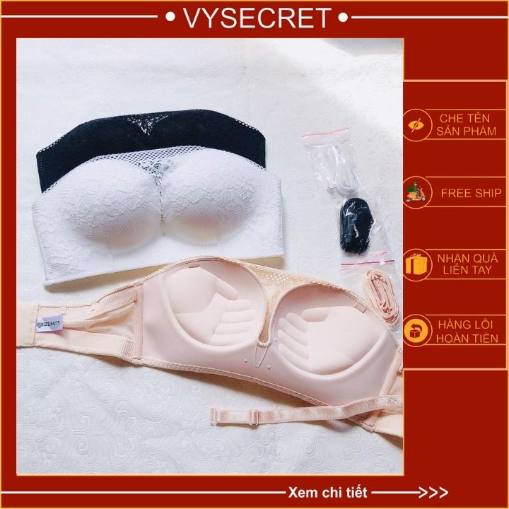 Áo lót A009 ren ⚡ freeship ⚡áo quây ngực đệm dày chống tụt,tạo khe nâng ngực siêu đỉnh