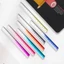 Thước khối TUYỆT VỜI, Thước thẳng Acrylic 20CM, Công cụ vẽ trong suốt màu Gradient chất lượng cao Đồ dùng văn phòng trường học
