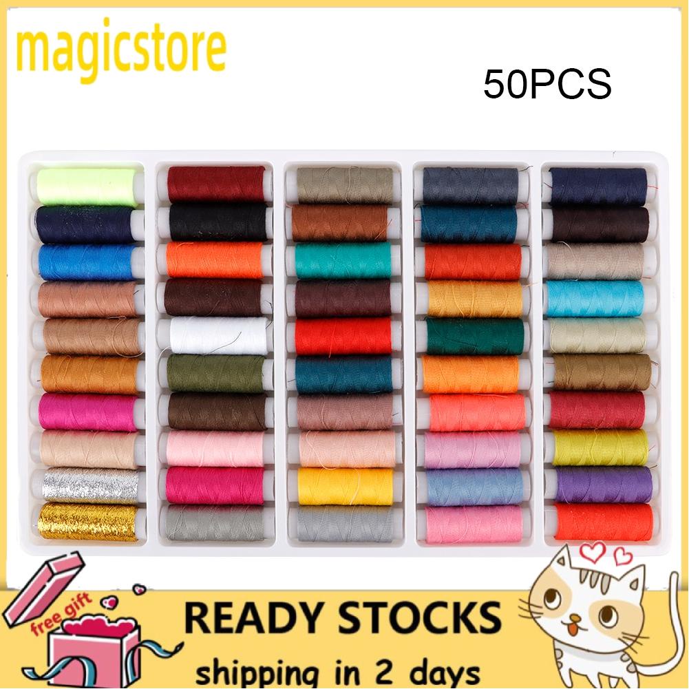 Magicstore Spools Polyester Sewing Thread Box Kit Set Ideal for