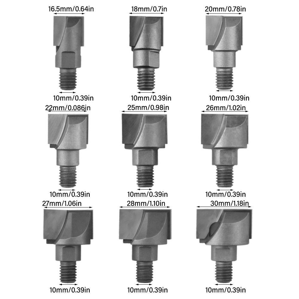Wanyedi Khóa Cửa Gỗ Khe Cắt, Vít Thread 10mm Shank CNC Đáy Làm Sạch Router Bit, 16-30mm Thép Vonfram Chế Biến Gỗ Dụng Cụ Cắt