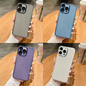 Ốp Điện Thoại Trong Suốt Chống Sốc Cho Casing For Apple iPhone 14 Pro Max Ốp Lưng iPhone 15 Pro Max Case iPhone 15 Plus Case Transparent Shockproof Bumper Phone Clear Case Back Cover Cassing Cases MT