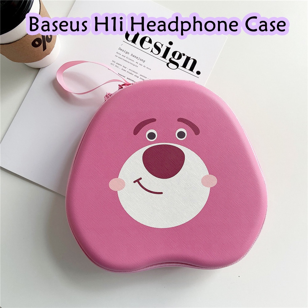 [Ngôi sao tương lai] Dành cho vỏ tai nghe Baseus H1i Hành động trực tiếp Tai nghe họa tiết hoạt hình dễ thương Tai nghe Earpads Túi lưu trữ Hộp đựng