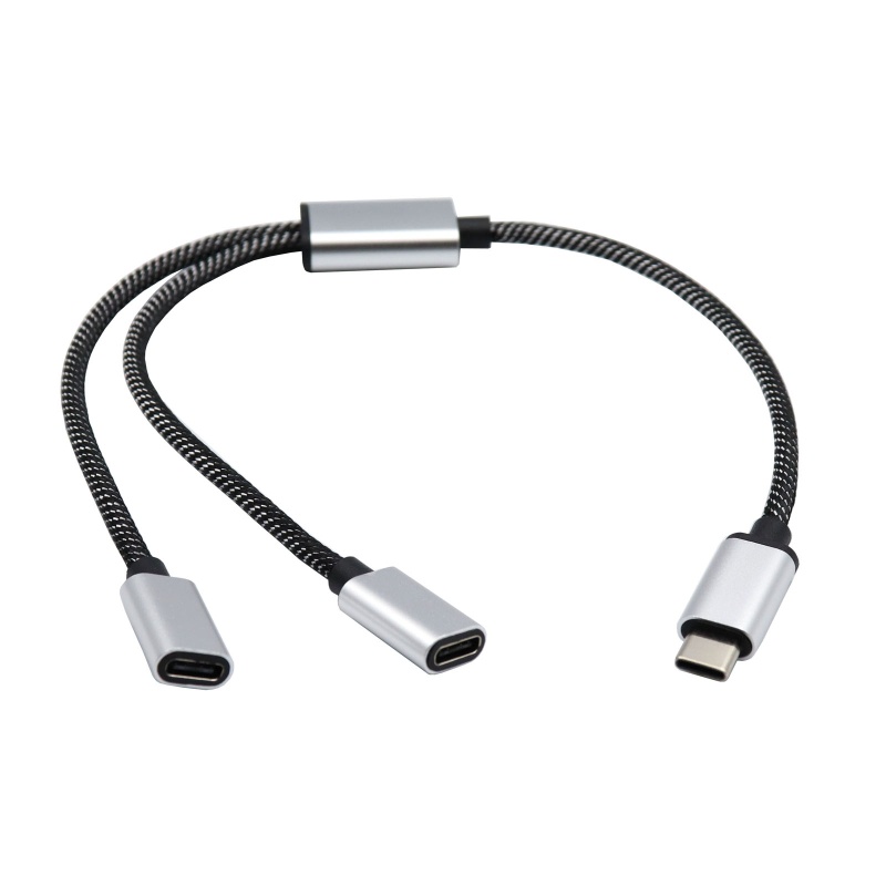 IOR USB C Nam Sang Đôi USB C Bộ Chia Bộ Chuyển Đổi Bộ Chuyển Đổi Cáp Nối Dài Để Truyền Dữ Liệu