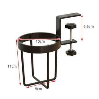 Giá đỡ cốc để bàn SAVORBOX, Giá đựng cốc kim loại không đục lỗ, Bàn đa chức năng di động chống tràn Giá để đồ cố định để bàn