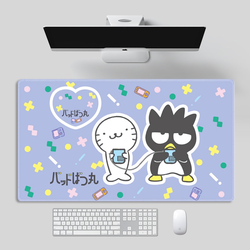 90x40cm Sanrios Kuromi Mymelody kawaii Anime Hoạt Hình Chuột Lớn Miếng Lót Chuột Thảm Bàn Bàn Bàn Bàn Phím Game Thủ Decoracion