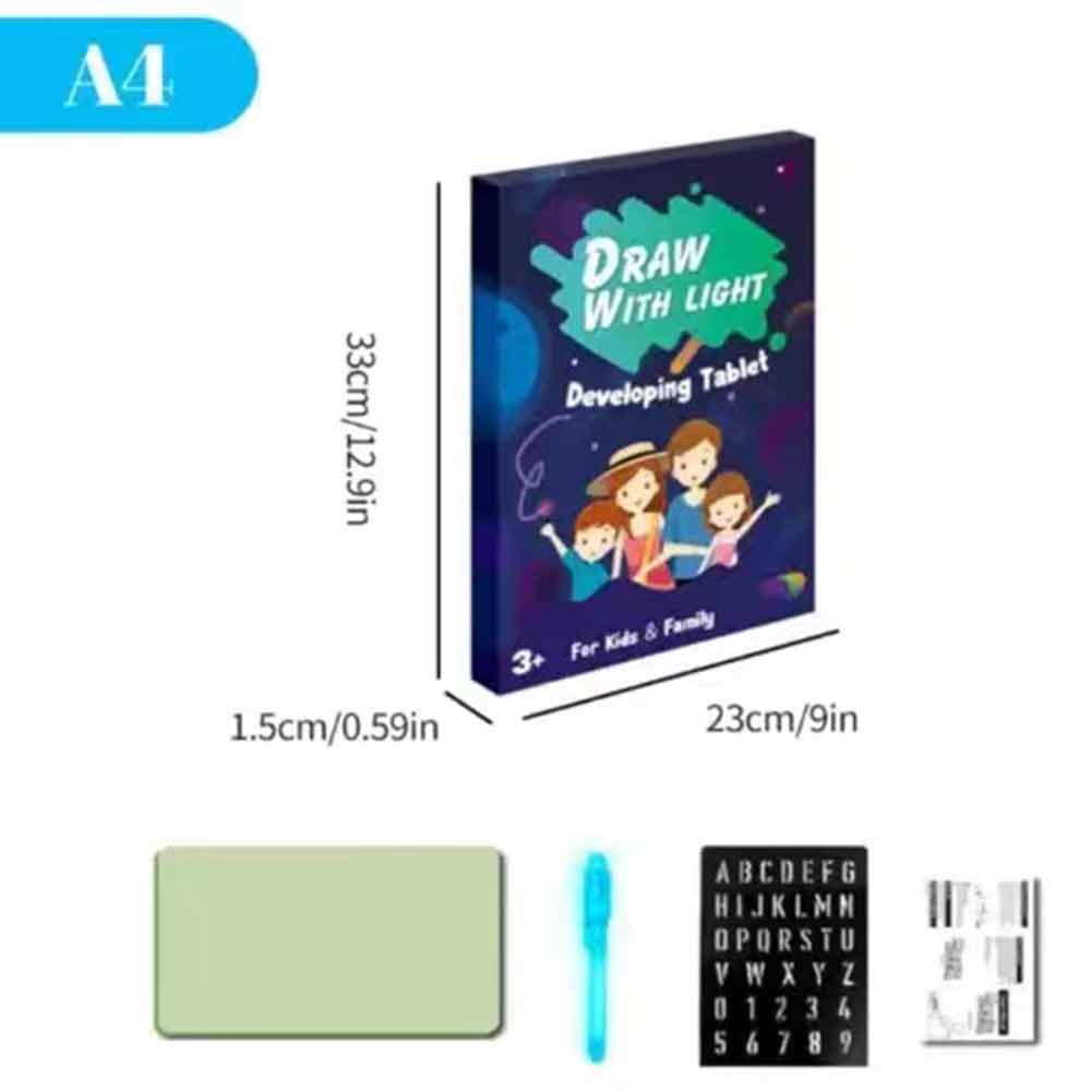 Magic LED Light Drawing Pad, 2024 New LED Light Up Drawing Board for