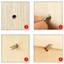 SHUPUN 10 chốt hỗ trợ bằng gỗ, Giá đỡ kệ di động Mini, Tủ quần áo laminate Chân cố định Giá đỡ phần cứng nội thất