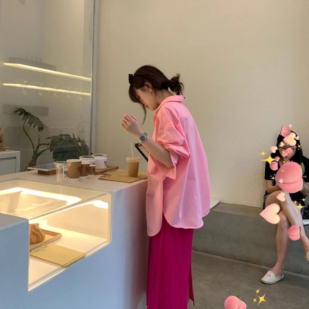 Chân Váy Midi Đen Lưng Cao Thiết Kế Xẻ Tà Thời Trang Mùa Hè Cho Nữ
