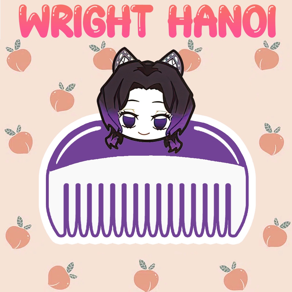 Mô Hình Lược Demon Slayer Kimetsu no Yaiba Thanh Gươm Diệt Quỷ Muchiro Akaza Nezuko  Phụ kiện trang trí Sưu tầm chibi