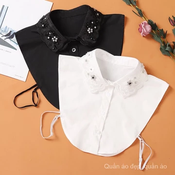 cổ giả áo sơ mi cổ giả sơ mi Cổ Áo Sơ Mi Giả Sơ Mi Phong Cách Thời Trang Xuân Thu Mới Cho Nữ
