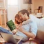 Chất kết dính thử thách tiết kiệm 52 tuần GREAT, Chất kết dính tiết kiệm da A5, 6 lỗ ngộ nghĩnh với phong bì tiền mặt Sổ ngân sách có thể tái sử dụng