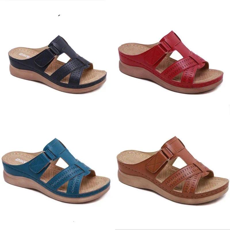 Sandal Hở Ngón Đế Xuồng Bằng Da Cao Cấp Phong Cách Cổ Điển Thời Trang Mùa Hè 2021 Dành Cho Bạn Nữ