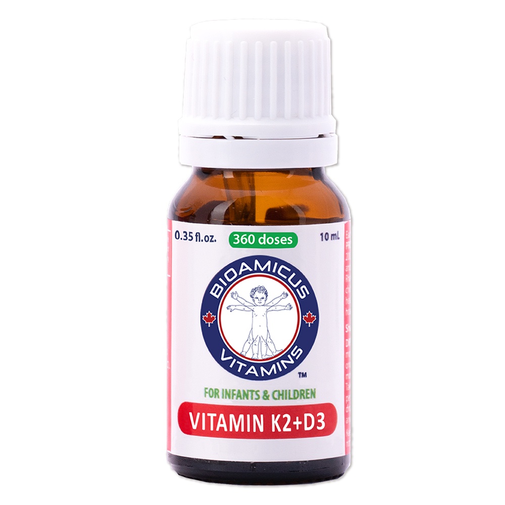Vitamin D3K2-MK7 BioAmicus Dạng Giọt Cho Trẻ Sơ Sinh 10ml - concung