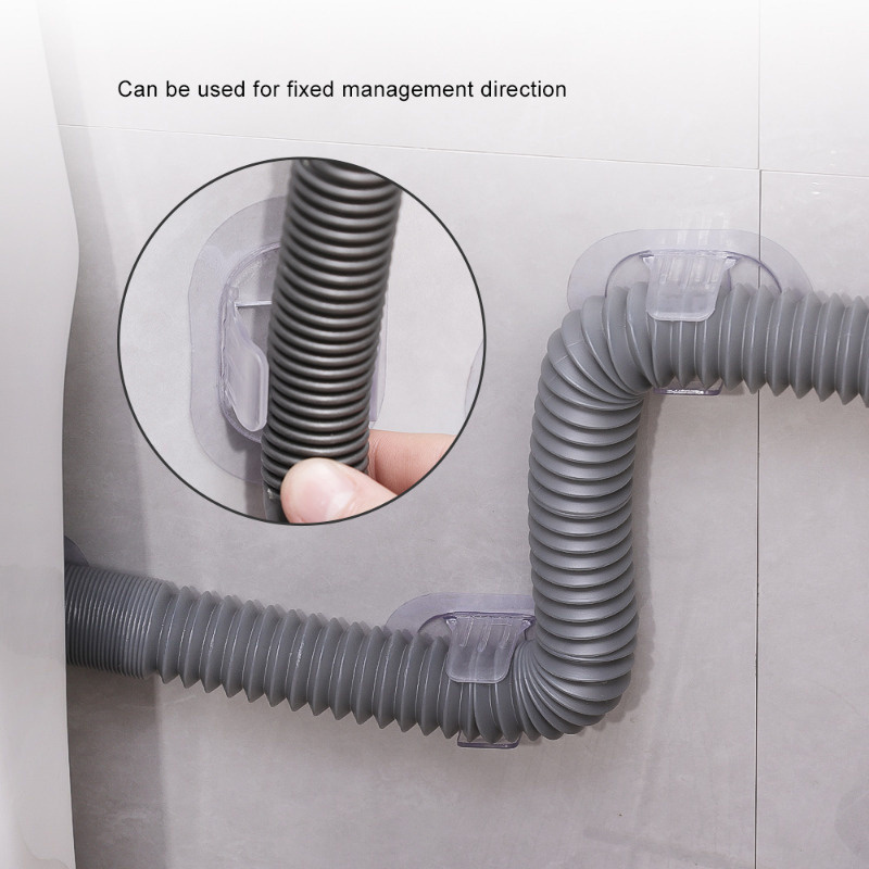 Kẹp Cố Định Ống Thoát Nước Máy Giặt Không Cần Đục Lỗ Chống Thấm Nước Tiện Dụng